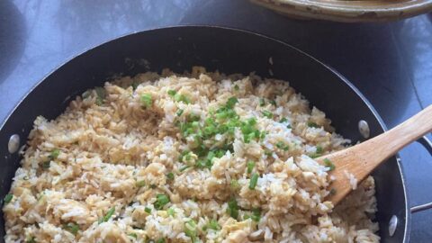 אורז מטוגן יפני קטיפתי